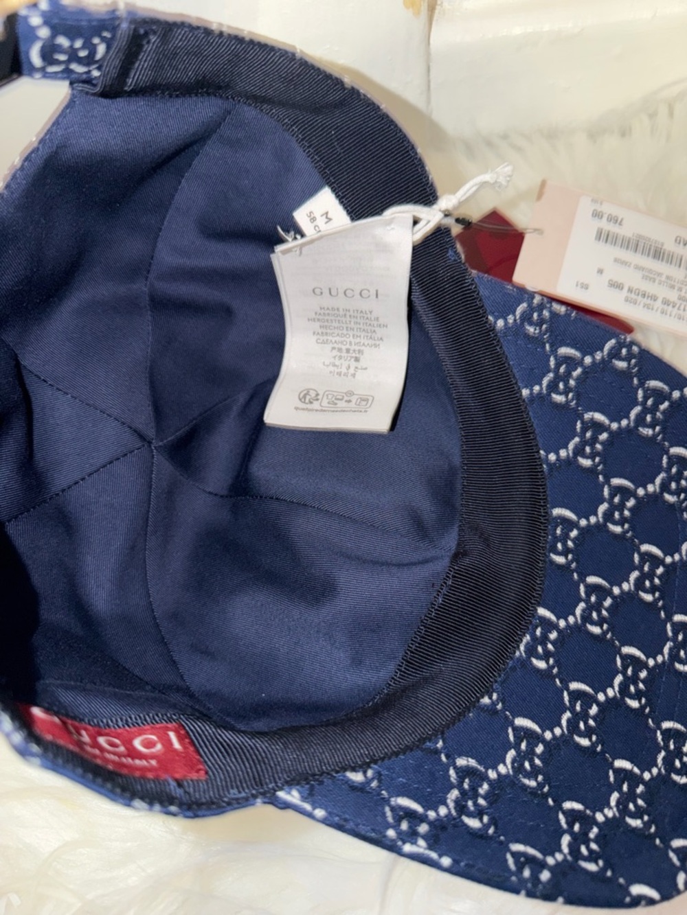 Authentic
Gucci GG cotton baseball cap in blue NWT - Picture 3 of 6
